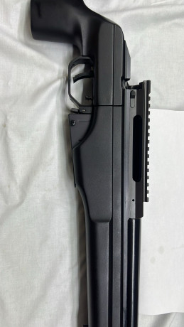 Por dejar afición sin poder testar rifle espectacular 
TRG42 en calibre 338 lapua Magnum 
Solo probado 00