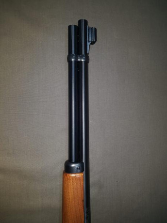 Vendo Marlin 1894 en cal 44 RM como nuevo (60 tiros) por no darle ningun uso lo vendo por 800€.
Saludos. 60
