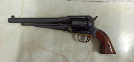 Se vende revólver de avancarga cal. 44 Remington New Model Army, marca ASM. Ver fotos que acompañan al 02