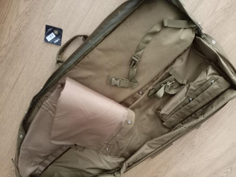 Vendo Funda bolsa de arrastre rifle conocida como Drag Bag, es del fabricante VISM, una línea de NcStar 30