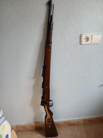 Vendo Mauser K98 Alemán.
Calibre original, 8x57mm
Mauser fabricado ppco antes de empezar la guerra.
1000€ 02