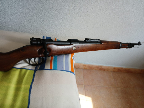 Vendo Mauser K98 Alemán.
Calibre original, 8x57mm
Mauser fabricado ppco antes de empezar la guerra.
1000€ 01