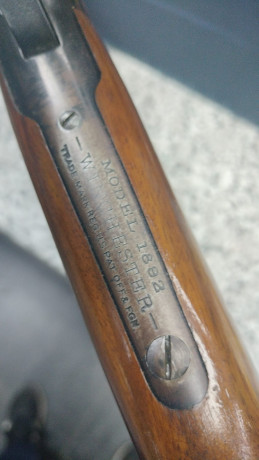 Cambio rifle winchester modelo 1892 original 
En calibre original 44.40
Cañón de 60cm 
Estado muy bueno 00
