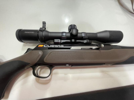 Vendo el rifle que mejor resultado me ha dado en batidas.
No se encalla y siempre va bien, no le afecta 30