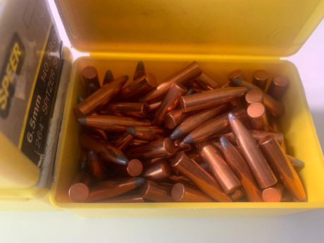 Puntas Speer Hot Cor SSP calibre .264 (6,5mm) - 140 grains 

Puntas Speer Hot Cor
Base plana y punta de 01