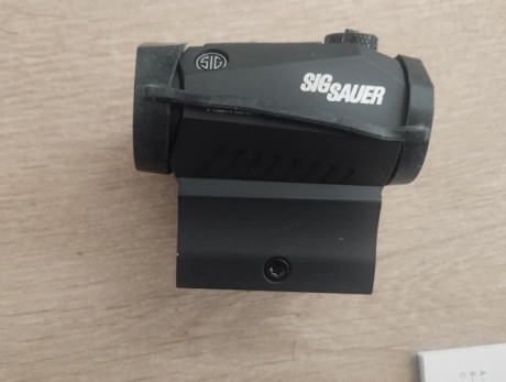 Vendo visor punto rojo romeo 5 sig sauer
175€ está en Pamplona, portes a parte 
Usado muy poco en un 22 02
