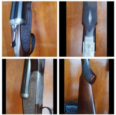 Vendo Escopeta Paralela Union Armera GRULLA mod. 21Special Gama Alta, Calibre 12, Cañon de 71 con 3* y 01