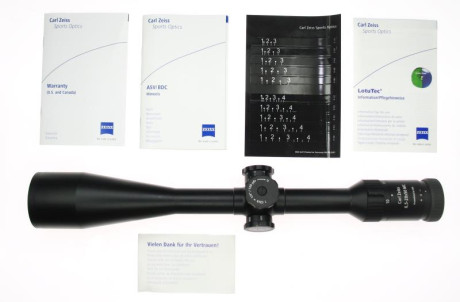 Se vende   Visor Carl Zeiss Conquest 6,5-20x50 MC  

Prácticamente "0" uso, y "0" 02