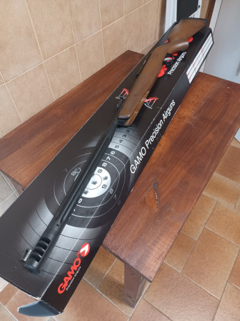 Hola
Carabina Gamo Hunter Maxim IGT cal. 4,5.
Nueva a estrenar, comprada en fecha 27-5-2025. Se adjunta 01