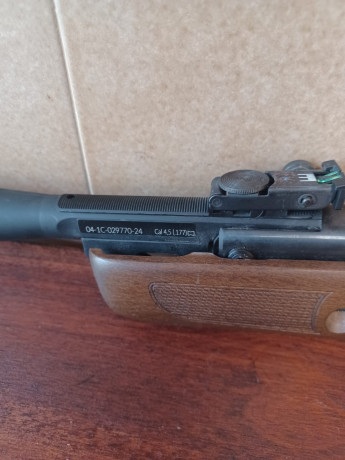 Hola
Carabina Gamo Hunter Maxim IGT cal. 4,5.
Nueva a estrenar, comprada en fecha 27-5-2025. Se adjunta 12