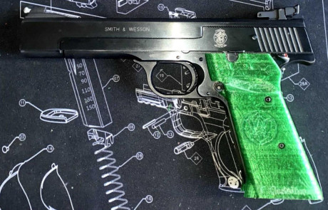 Buenos días compañeros de armas,

Tengo una S&W Modelo 41 que compré de segunda mano y que va bastante 51
