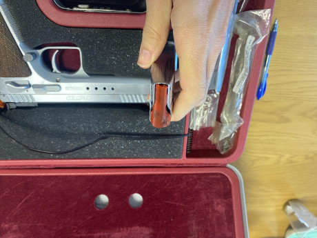 Muy buenas, 

vendo mi Tanfoglio Custom 9mm en buenas condiciones por falta de tiempo para realizar la 00