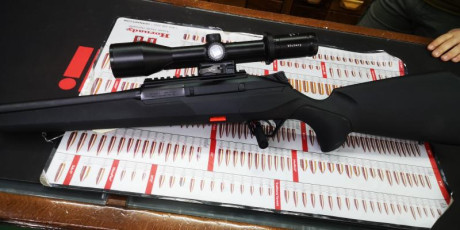 Vendo rifle Beretta calibre 30 06 rectilineo para diestros y zurdos precio 1900 € solo el visor vale casi 00