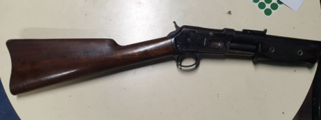 SE VENDE COLT LIGHTNING (RELÁMPAGO) DE ACCIÓN DESLIZANTE EN CALIBRE 44-40.
ORIGINAL COLT DE ÉPOCA.
BUEN 00