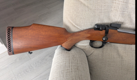 Pongo en venta un santa Barbara 7x57, comprado en la armería de Zaragoza que montaba los kit, en el 2011, 02