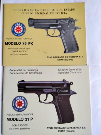 Hola, pongo a la venta unos cuantos manuales originales antiguos y algo mas recientes

Manuales Star 28PK 01