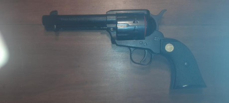 PONGO A LA VENTA ESTE MAGNIFICO REVOLVER SIMPLE ACTION CALIBRE 22 LR, DE 19 TIROS

Revólver CGIAPPAS FIREARMS 02