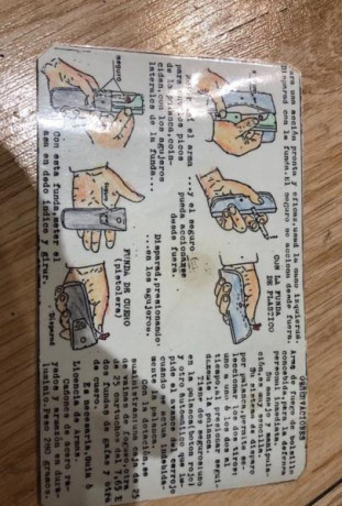 En venta instrucciones originales de pistola pressin muy buen estado. El precio incluye envío por carta 00