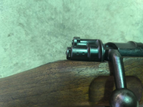 Se vende Mauser Kar 98 inutilizado, punzonado BKA, inutilizacion alemana. Misma numeración en todas sus 12