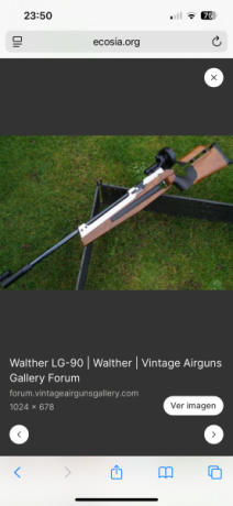 Se vende carabina de competición walther lg 90 de palanca para no gastar aire
Zona Barcelona Gerona precio 71