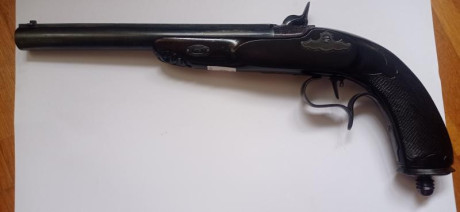 Se vende está pistola.
De las primeras fabricadas por Arsa.
Número de serie ciento y pico.
La madera lacada 02