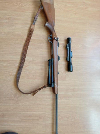 vendo rifle breno  calibre 270   con mira  antigua    400 e 00