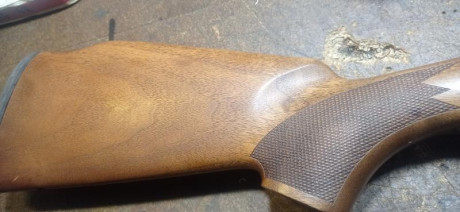 Vendo una culata Timber de madera para rifle Vergara B-14.
Acción corta.
Está rectificada para colocar 12
