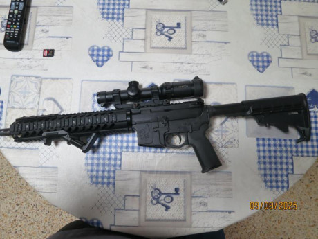Hola buenas vendo mi AR15 del 300 Blackkout, la he utilizado, pero funciona correctamente.
El precio es 00