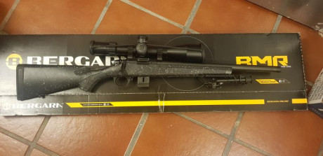 2 cargadores 
Visor Titan 5-55x26  FFP
Bipode
Tiene 6 meses , un caprichazo
1200 euros  esta en Madrid 00