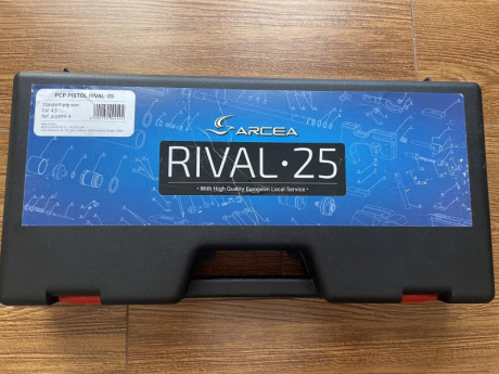   ------VENDIDA ---------   

Se vende pistola Rival - 25 comprada en Junio del 2025, la pistola se encuentra 02