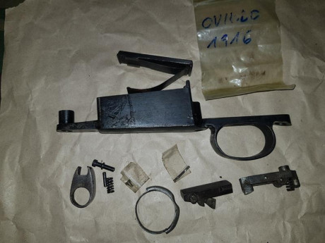 Vendo despiece armas.

De mauser oviedo 1916. En la foto falta la baqueta y el alza que están incluidas 00