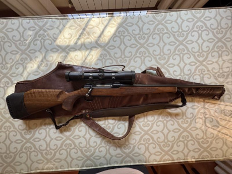 Por jubilación vendo este rifle de cerrojo Sauer 202 calibre 30-06 con visor Zeiss Diavary Z 2,5-10x50 02
