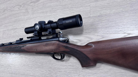 Se vende remington 600  con cerrojo  "Pata de perro" calibre 35rem.
Lleva montado un carril 02