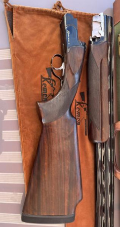 Buenas.

Un compañero vende su Kemen KM-4 Trap. Tiene cañón de 76 cm y choques fijos de 2 y 1 estrellas.

El 01
