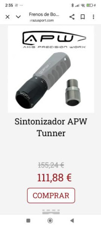 Se vende freno de boca y compensador de armonicos
Nuevos rosca 18-1 para Bergara o nacionales
Zona Barcelona 41