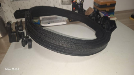 Muy buenas.
Lo dicho. Vendo un cinturón Ghost con tres portas y una funda para Glock 17, mas otros tres 12