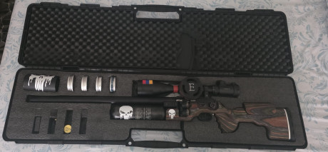 Carabina FX King culata laminada grs 600 mm en 5,5 completa como se ve en las fotos 1700€ 00