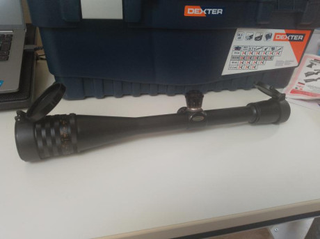 Visor Weaver CT36 made in Japan de 36 aumentos fijos, torretas Micro-Trac con ajuste de 1/8 de MOA, retícula 21