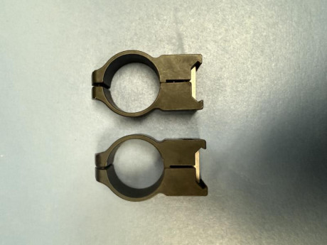 Anillas WARNE altas fijas 30mm carril weaver. 65€ 00