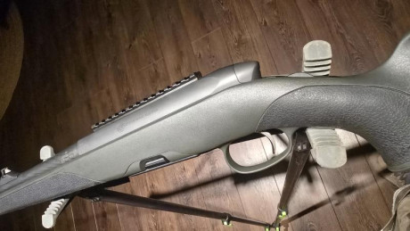 Vendo Steyr Mannlicher CII SX , rifle de calidad con:

-Gatillo al pelo  francés, muy bueno.
-Carril picatinny.
-Miras 01