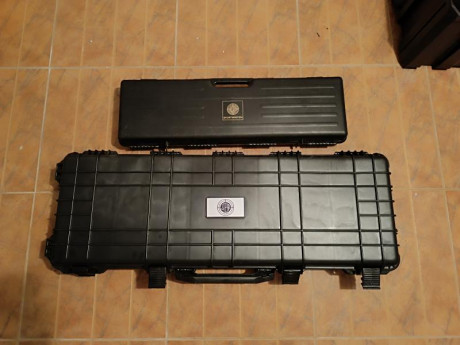 En venta carabina de hunting y de benchrest. Es una Steyr 110 hunting adaptada para realizar benchrest. 10