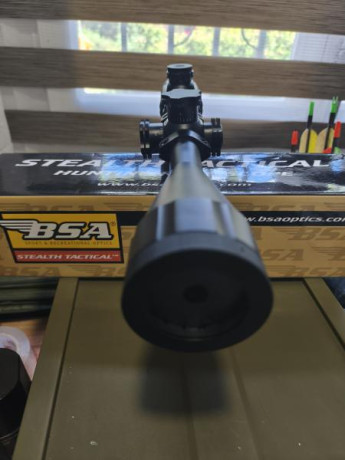 Se vende visor bsa tactical 6-24x 44 con muy poco uso en un 22
Zona Barcelona Gerona precio 150€ 02