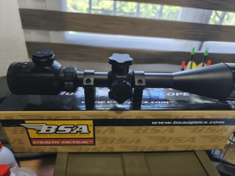 Se vende visor bsa tactical 6-24x 44 con muy poco uso en un 22
Zona Barcelona Gerona precio 150€ 00