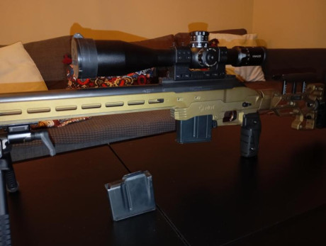 Se vende CZ600 MDT DEEP BRONZE del calibre 308 
Se incluye:
-Visor kahles 624i 
-Monturas Sphur de 20 01