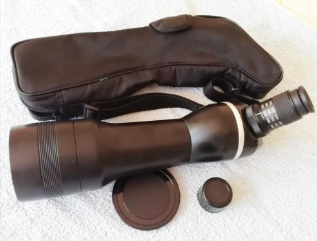 VENDO Telescopio Dörr Danubia de 80 mm de objetivo y ocular zoom a 45º. Imágenes luminosas por el tamaño 01