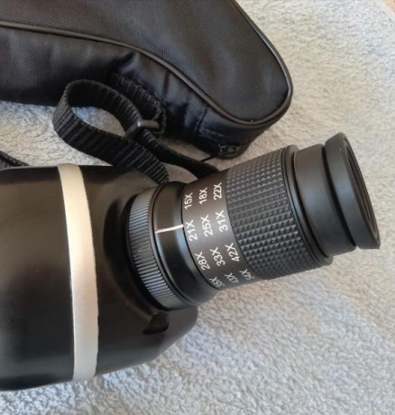 VENDO Telescopio Dörr Danubia de 80 mm de objetivo y ocular zoom a 45º. Imágenes luminosas por el tamaño 00
