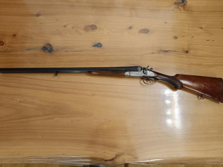 Vendo paralela de perillos, Miguel Larrañaga, hecha a mano.  Calibre 12, cañones de 66cm. Tiene sus señales 00