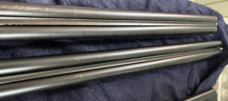 Por exceso de armas, vendo escopeta yuxtapuesta expulsora AYA 117 de 1962 con dos juegos de cañones, de 110