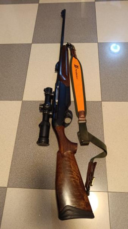 Hola, VENDIDO mi unico Semiautomático es un:

 BENELLI ARGO Cal 300wm
Cañón de 61cm
Visor de batida Dalls 02