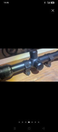 Arcea 6-24x50- 25, 4 - MIL Dot - Ret. Cris.Il. - Fr Focus. Con anillas de 11mm.
- Aumentos: 6-24x
- Diámetro 01